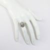 Picture of 14K White Gold Diamond Cluster Fashion Ring