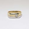 Picture of Men's 14K Two Tone Gold Diamond Ring