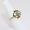 Picture of 14K Yellow Gold Diamond Flower Fashion Ring