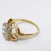 Picture of 14K Yellow Gold Diamond Flower Fashion Ring