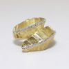 Picture of 14K Yellow Gold Diamond Wrapped Leaf Fashion Ring