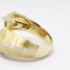 Picture of 14K Yellow Gold Diamond Wrapped Leaf Fashion Ring