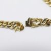Picture of 14K Yellow Gold Cuban Link Diamond Accented Necklace