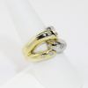 Picture of 14K Two Tone Gold Interlocked Diamond Fashion Ring