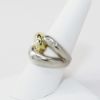 Picture of 14K Two Tone Gold Interlocked Diamond Fashion Ring