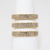 Picture of 14K Rose Gold Diamond Triple Band Fashion Ring