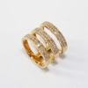 Picture of 14K Rose Gold Diamond Triple Band Fashion Ring