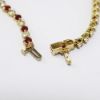 Picture of 14K Yellow Gold Ruby & Diamond Tennis Bracelet