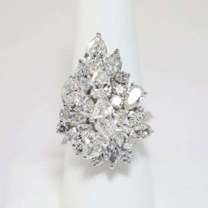 Picture of Platinum 9.75 CT Diamond Cocktail Ring