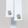 Picture of 14K Yellow Gold Diamond Solitaire Earrings