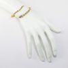 Picture of Antique 22K Yellow Gold Diamond & Ruby Flexible Bangle Snake Bracelet