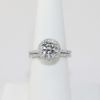 Picture of 14K White Gold Two Piece Halo Diamond Bridal Ring Set