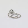 Picture of 14K White Gold Two Piece Halo Diamond Bridal Ring Set