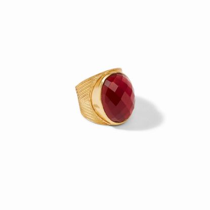 Picture of Julie Vos Verona - Statement Ring In Iridescent Ruby