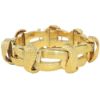 Picture of 14K Yellow Gold Wide Florentined Textured Cuff Bracelet