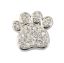Picture of 14K White Gold Pave Set Diamond Dog Paw