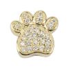 Picture of 14K Yellow Gold Pave Set Diamond Dog Paw