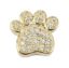 Picture of 14K Yellow Gold Pave Set Diamond Dog Paw