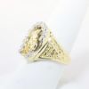 Picture of 14k Yellow Gold & Diamond Horseshoe Men's Ring