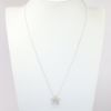 Picture of 18k White Gold & Diamond Flower Necklace