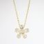 Picture of 18k Yellow Gold & Diamond Flower Necklace