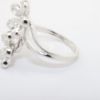 Picture of 14k White Gold & Diamond Flower Ring
