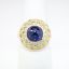 Picture of 14k Gold Sapphire & Diamond Dome Ring