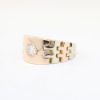 Picture of 18k Tri-Colored Gold & Diamond Men's Ring