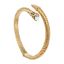 Picture of HALCYON DAYS SNAKE TWIST BANGLE CREAM