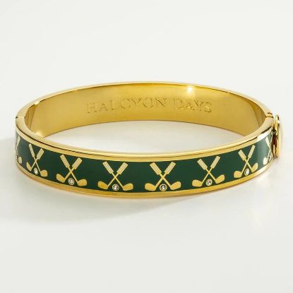 Picture of HALCYON DAYS GOLF CLUB EMERALD BANGLE