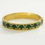Picture of HALCYON DAYS GOLF CLUB EMERALD BANGLE