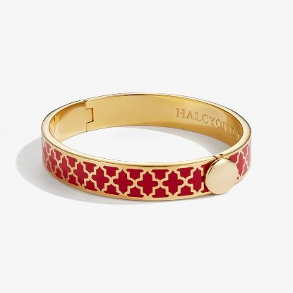 Picture of HALCYON DAYS AGAMA RED AND GOLD BANGLE