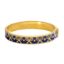 Picture of HALCYON DAYS TENNIS RACKET AND BALL DEEP COBALT BANGLE