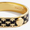 Picture of Halcyon Days Bee Sparkle Trellis Black & Gold Bangle
