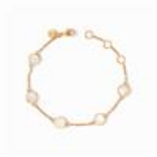 Picture of Julie Vos - Mother Of Pearl Delicate Station Bracelet