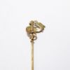 Picture of Antique 14k Gold & Blue Stone Dragon Stick Pin
