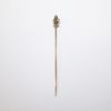 Picture of Victorian Era 10K Gold, Pearl Old Mine Cut Diamond Stick Pin