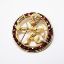 Picture of Rare Vintage Mid Century Lucien Piccard 14k Gold, Garnet & Ruby Cherub Brooch