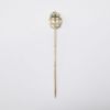 Picture of Antique 10k Gold & Stunning White Opal Cabochon Stick Pin