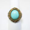 Picture of Antique Chinese Export Gilt Silver, Turquoise & Enamel Adjustable Ring