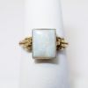 Picture of Art Deco Era 10k Gold & White Opal Ring