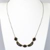 Picture of Vintage Gilt Sterling Silver & Bohemian Garnet Necklace