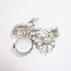Picture of Rare Sterling Silver & Marcasite Hidden Face Hamilton Winding Brooch Watch Shaped Like Donkey, Cart & Driver