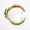 Picture of Rare Gilt Chinese Export Filigree Cloisonné Enamel Dragon Motif Bracelet