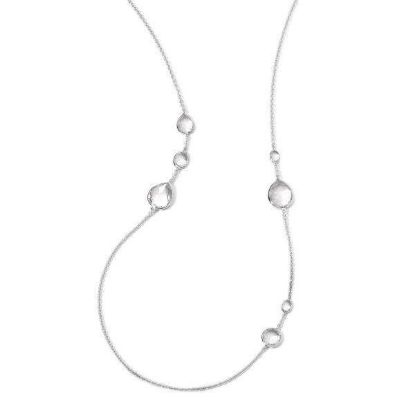 Picture of Retired Ippolita Sterling Silver & Clear Rock Crystal 'Rock Candy' Necklace