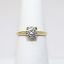 Picture of Vintage 14k Gold & Diamond Solitaire Engagement Ring