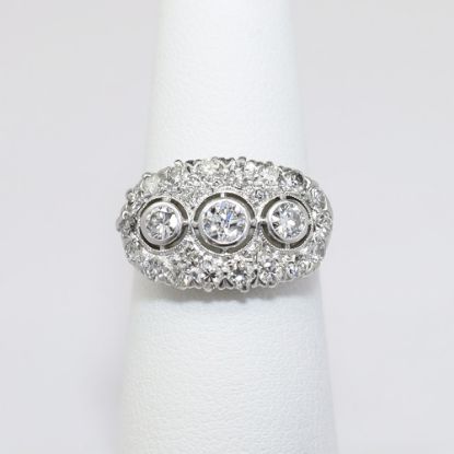 Picture of Antique Art Deco Era Platinum & Diamond Engagement/Wedding Ring