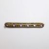 Picture of Antique Late Victorian/Early Edwardian 14k Gold Filigree & Amethyst Bar Brooch