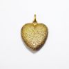 Picture of Antique 14k Gold & Diamond Heart Shaped Locket