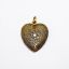 Picture of Antique 14k Gold & Diamond Heart Shaped Locket